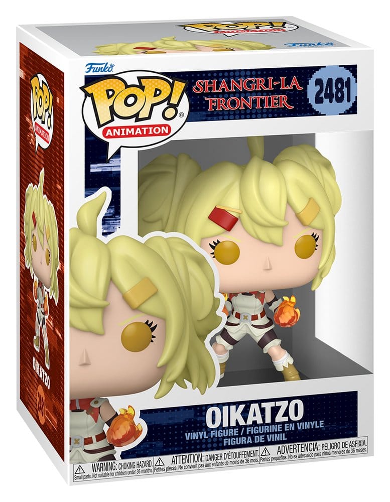 Oikatzo Funko Pop! vinyl figure number 2481 in Shangri-La Frontier window box packaging