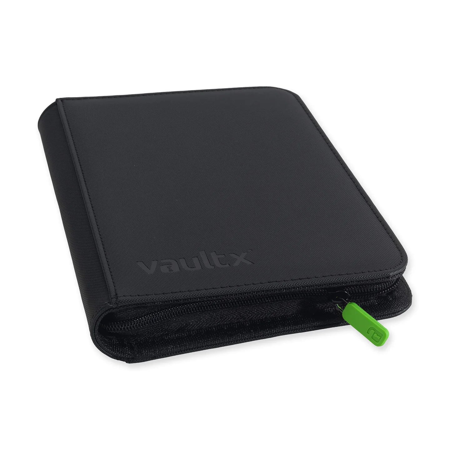 VaultX Exo-Tec Zip Binder - 4 Pocket - Black