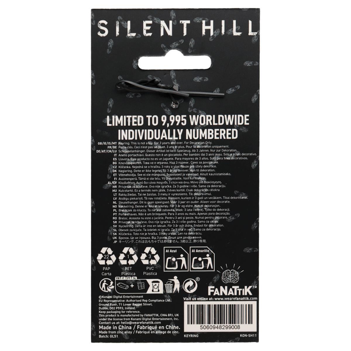 SILENT HILL 2 - Limited Edition Hotel Keychain - Red Edition - Loaded Dice