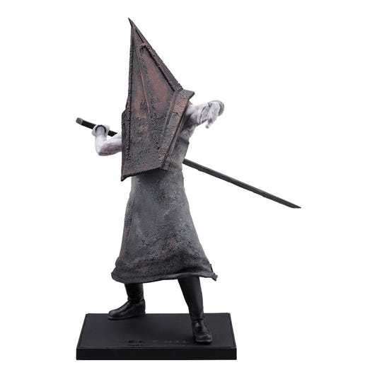 Kotobukiya Oshi Works Red Pyramid Thing statue from Silent Hill 2, front view holding the Great Knife