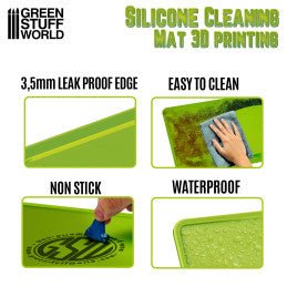Silicone Cleaning Mat 410x310mm - Loaded Dice