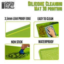 Silicone Cleaning Mat 410x310mm - Loaded Dice