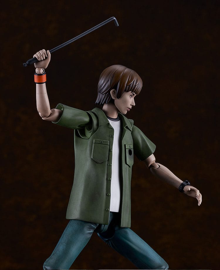 Kyoya Suda Plamatea kit swinging the fire poker overhead in an action pose