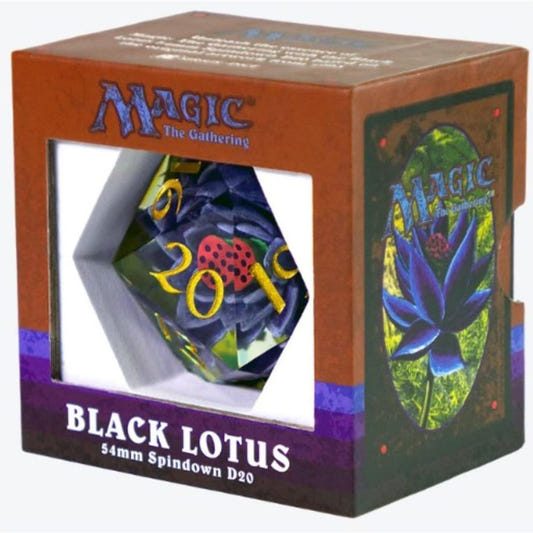 Sirius Dice: Magic The Gathering Black Lotus Spindown 54mm D20 gaming dice