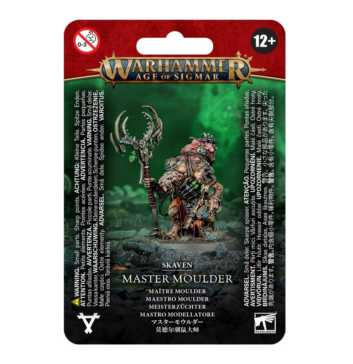 Warhammer Age of Sigmar Skaven Master Moulder blister pack front