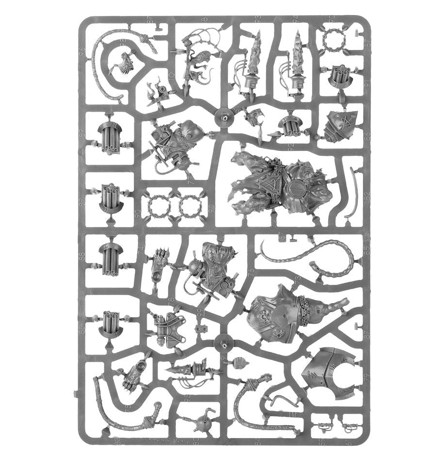 Skaven: Stormfiends sprue contents - Loaded Dice