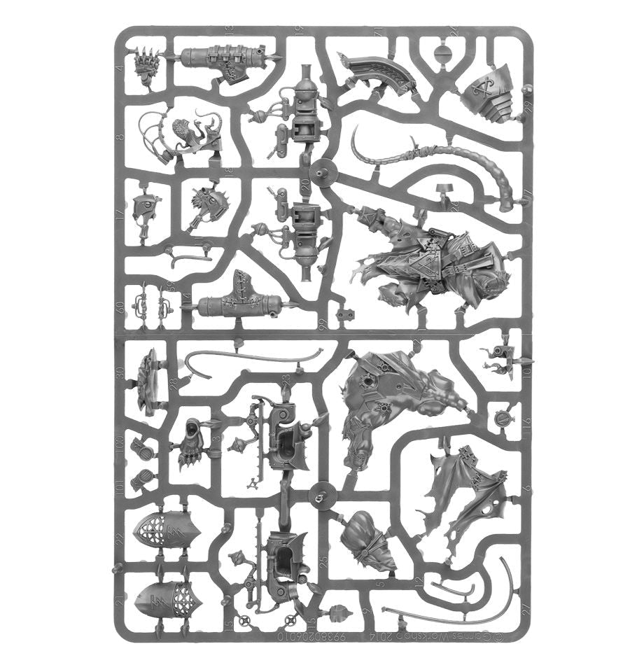 Skaven: Stormfiends sprue contents - Loaded Dice