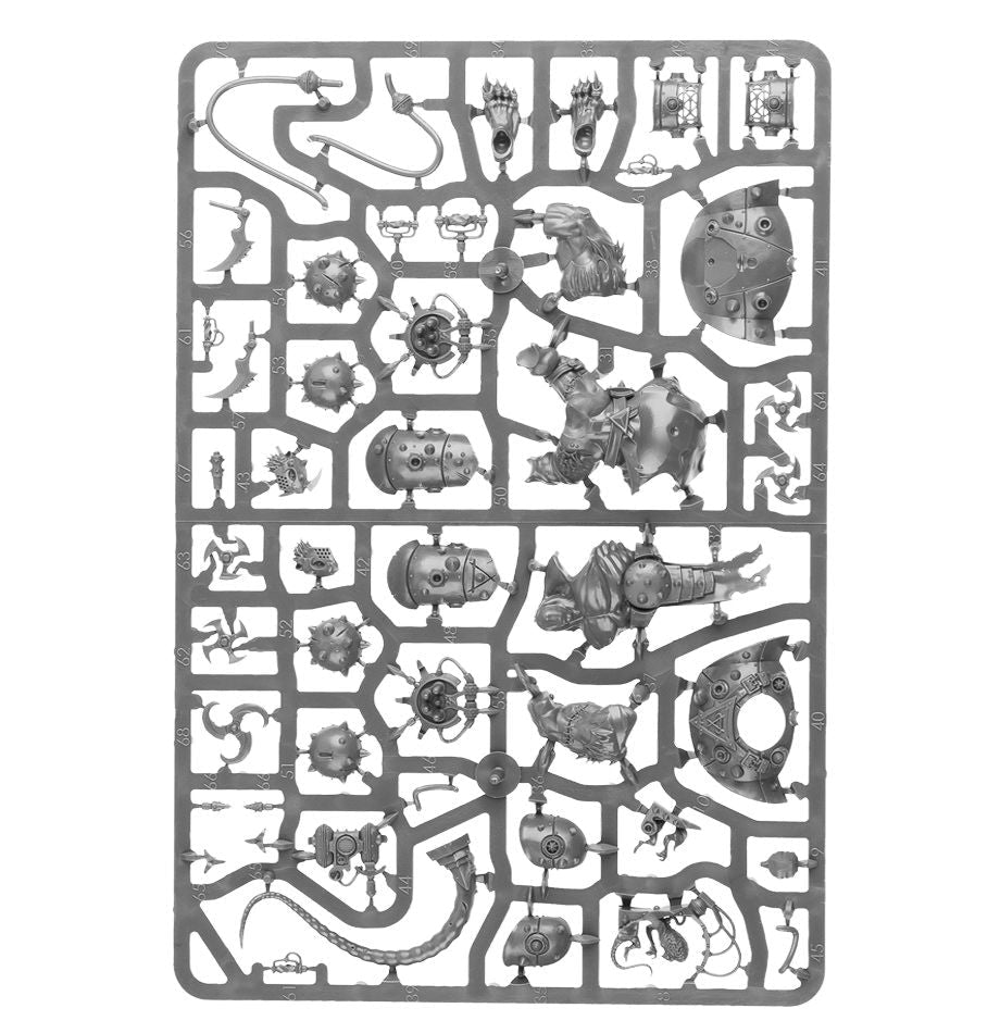 Skaven: Stormfiends sprue contents - Loaded Dice