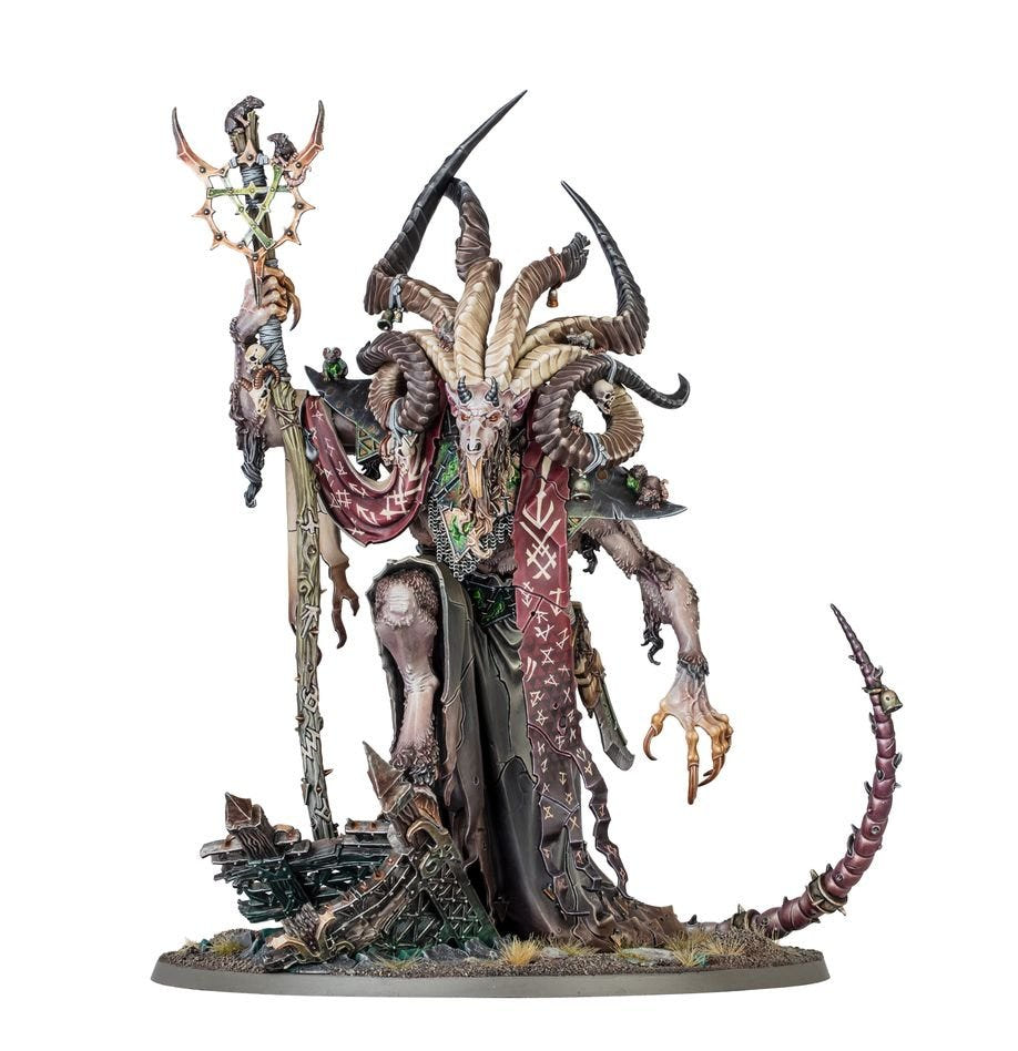 Skaven: Vizzik Skour Prophet Horned Rat - Loaded Dice