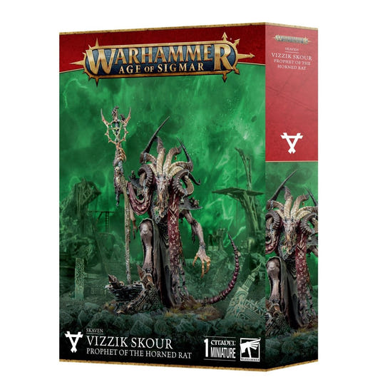 Skaven: Vizzik Skour Prophet Horned Rat - Loaded Dice