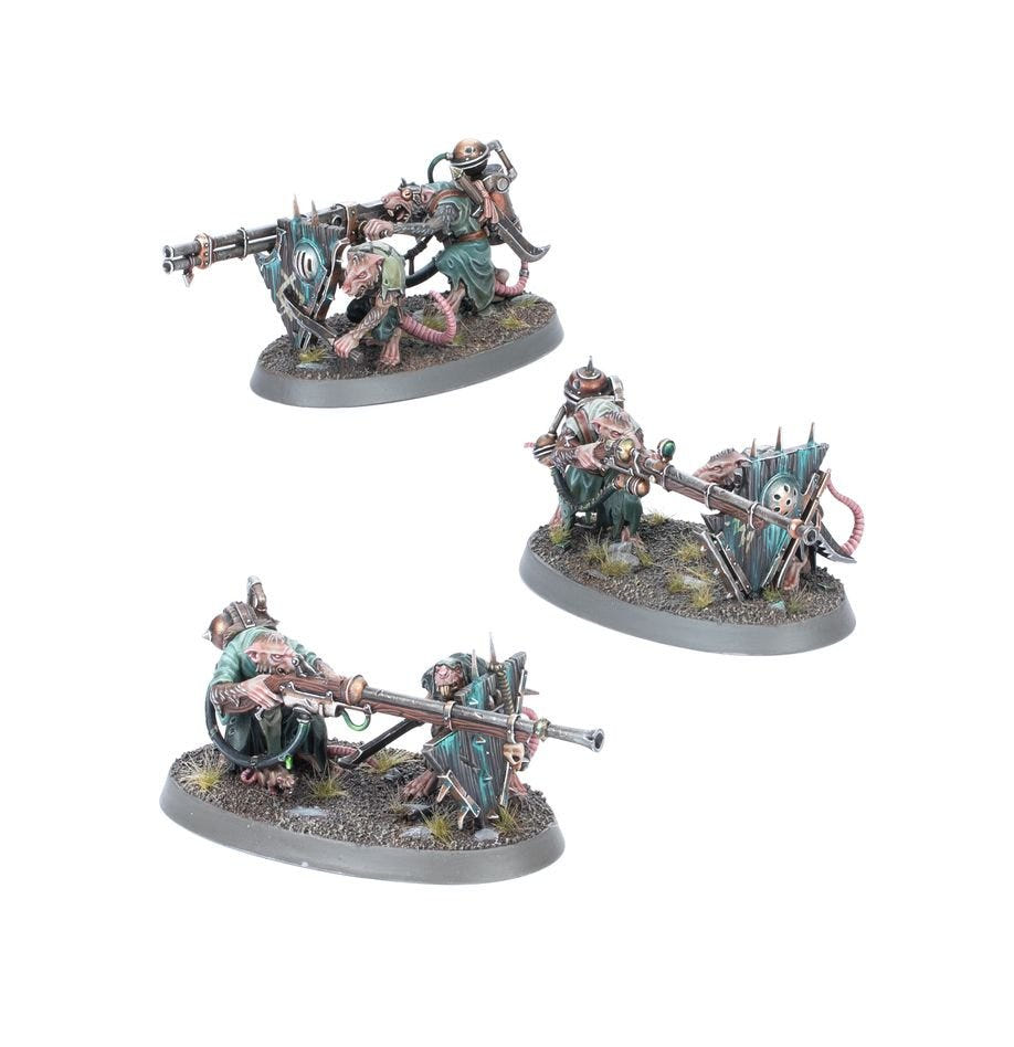 Skaven: Warplock Jezzails - Loaded Dice