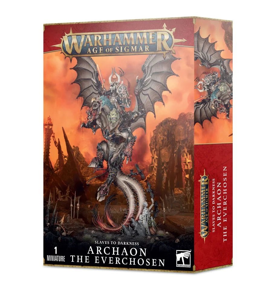 Games Workshop Age of Sigmar Slaves to Darkness Archaon the Everchosen box front