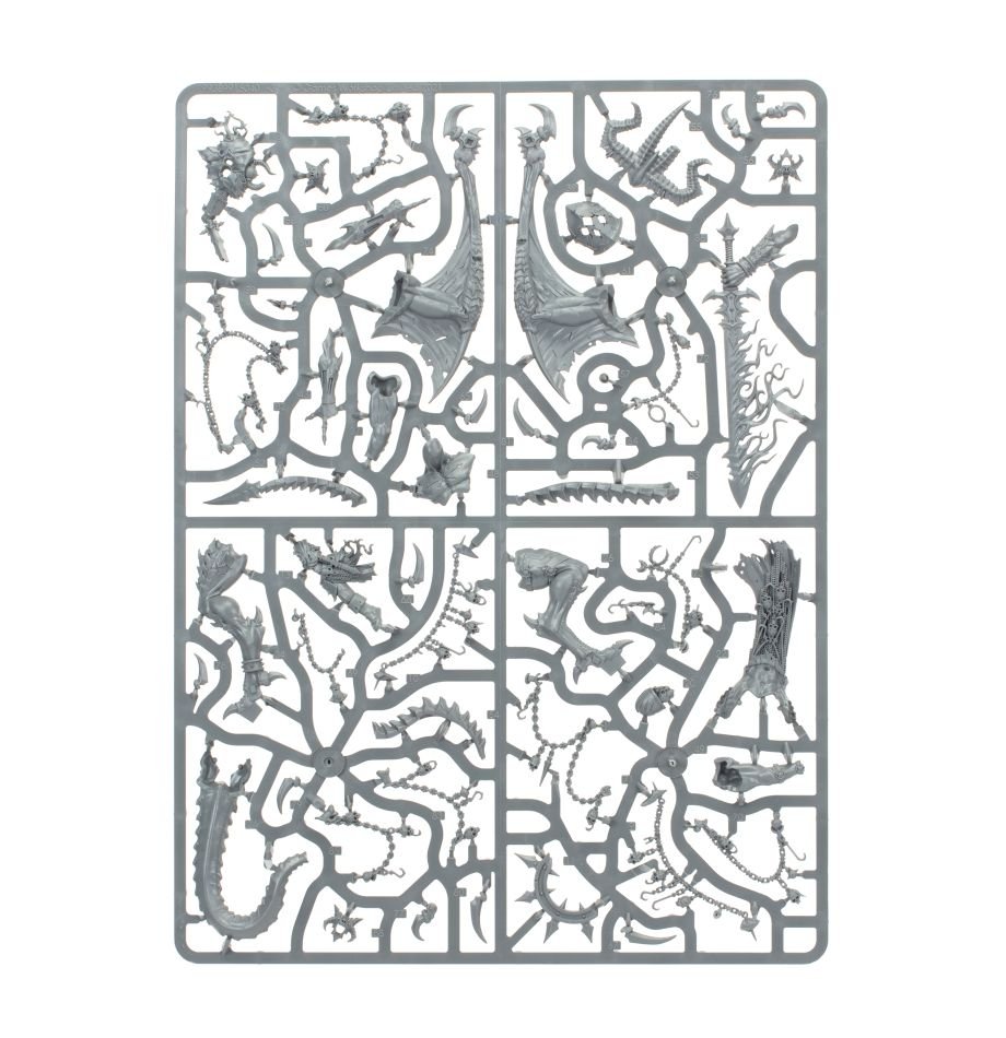 Slaves to Darkness: Be'Lakor sprue contents - Loaded Dice
