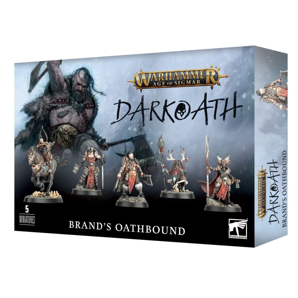 Games Workshop Age of Sigmar Darkoath Brand's Oathbound box front, 5 miniatures