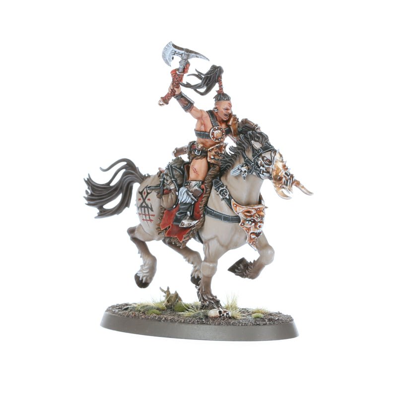 Slaves to Darkness: Darkoath Fellriders painted miniature - Loaded Dice