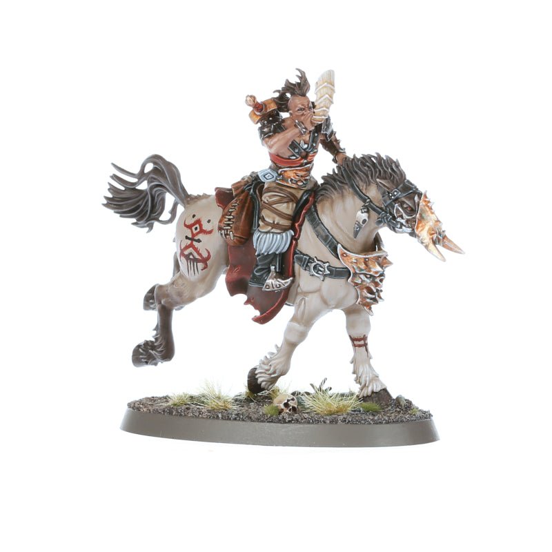 Slaves to Darkness: Darkoath Fellriders painted miniature - Loaded Dice