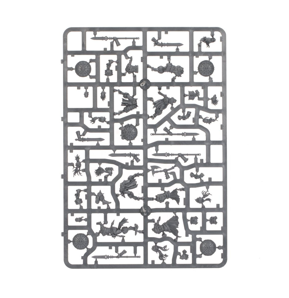 Slaves to Darkness Darkoath Marauders unpainted plastic sprue, frame 3 of 3