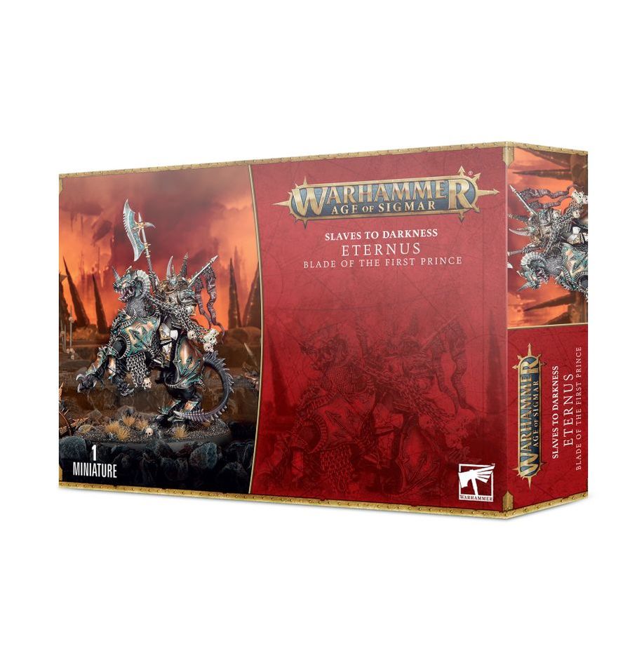 Games Workshop Age of Sigmar Slaves to Darkness Eternus, Blade of the First Prince box front