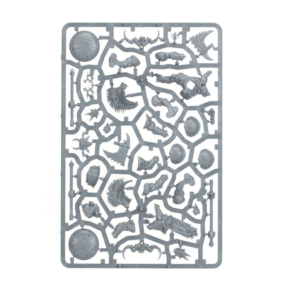 Slaves to Darkness Ogroid Theridons unpainted plastic sprue, frame 3 of 3