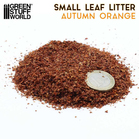 Green Stuff World Small Leaf Litter - Autumn Orange - Loaded Dice