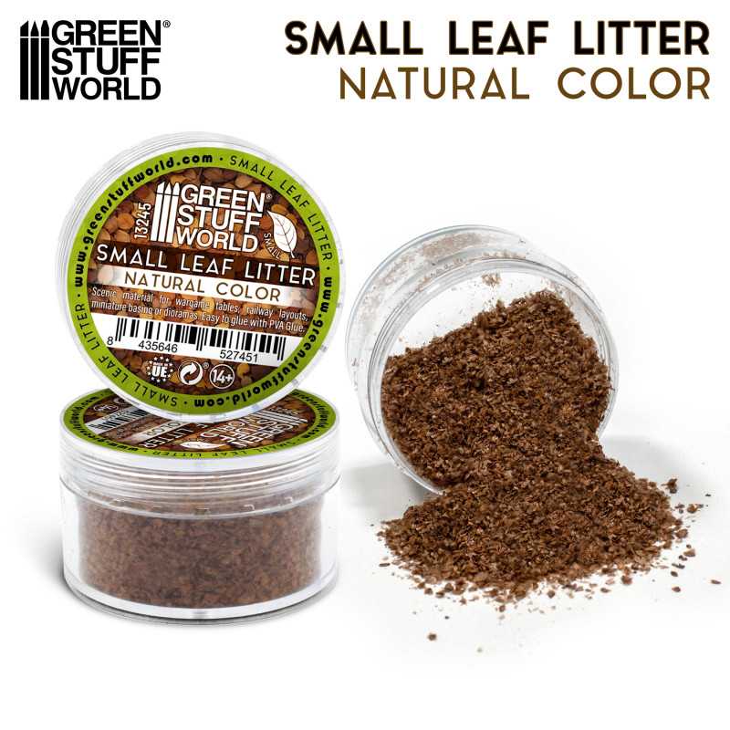 Green Stuff World Small Leaf Litter - Natural - Loaded Dice