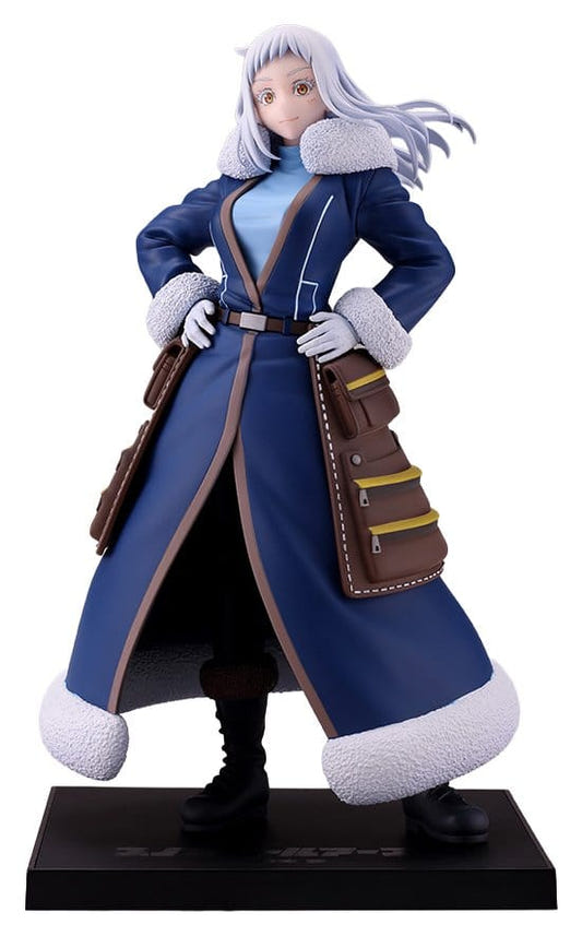 Kotobukiya Oshi Works Snowball Earth Ao Nogi PVC figure in blue fur-trimmed coat, front view