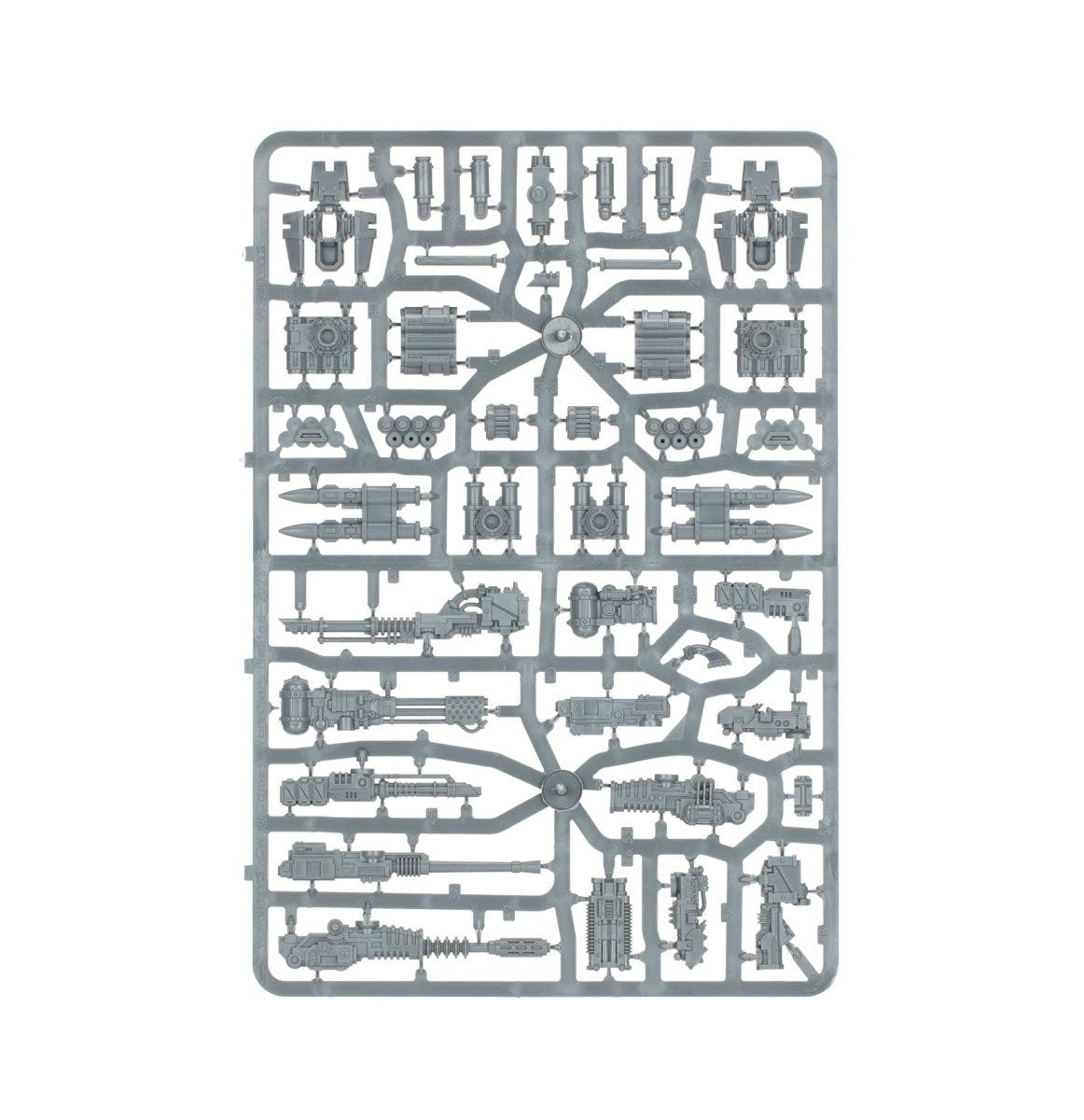Solar Auxilia Aethon Heavy Sentinel unpainted plastic sprue, frame 2 of 2