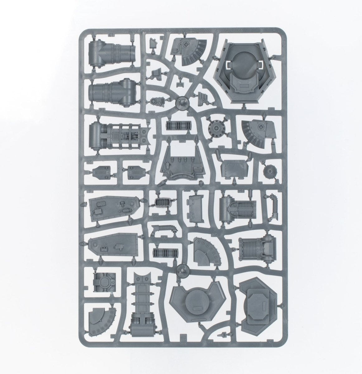 Solar Auxilia Leman Russ Assault Tank unpainted plastic sprue, frame 4 of 5