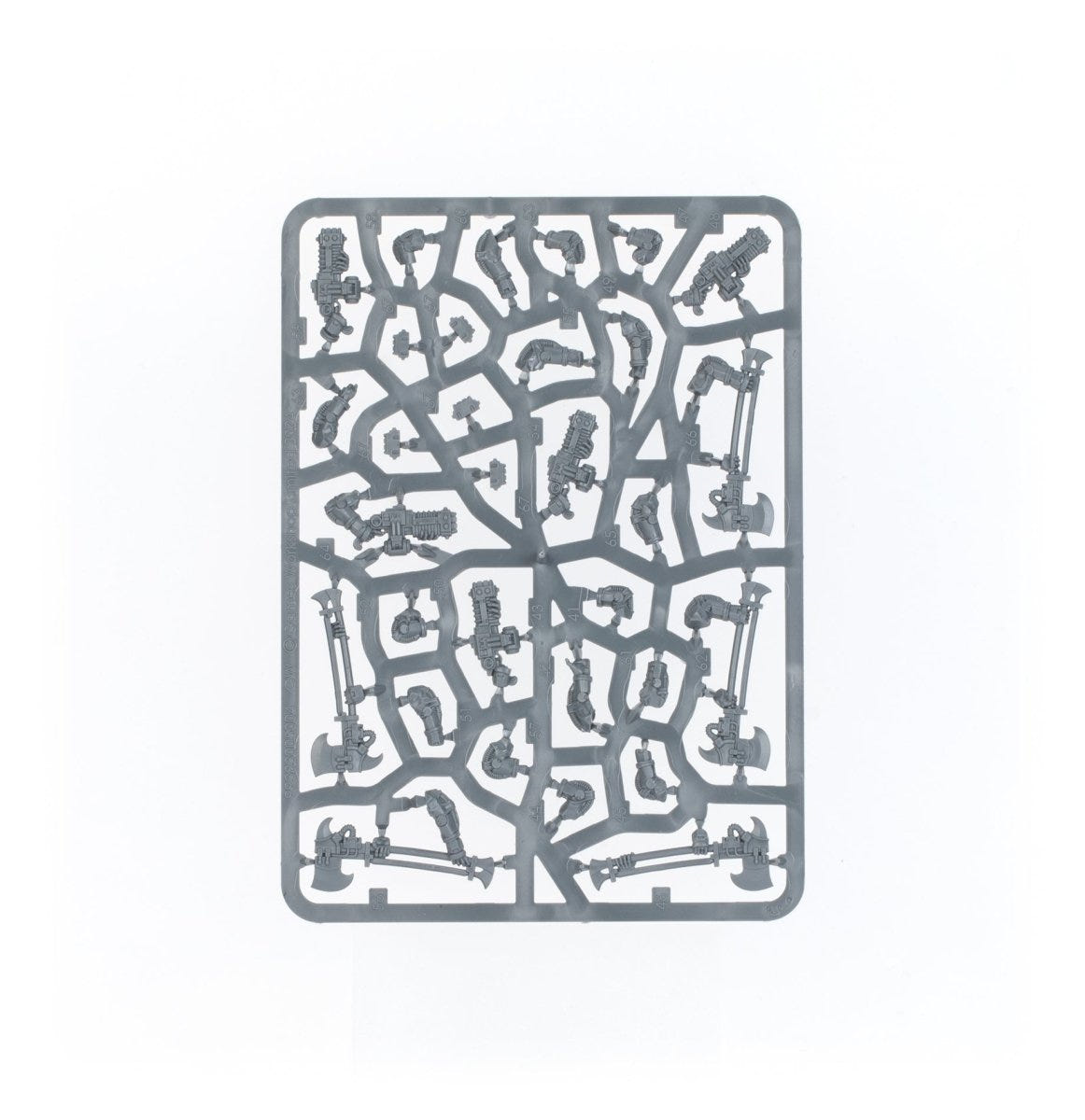 Solar Auxilia Veletaris Storm Section unpainted plastic sprue, frame 1 of 2