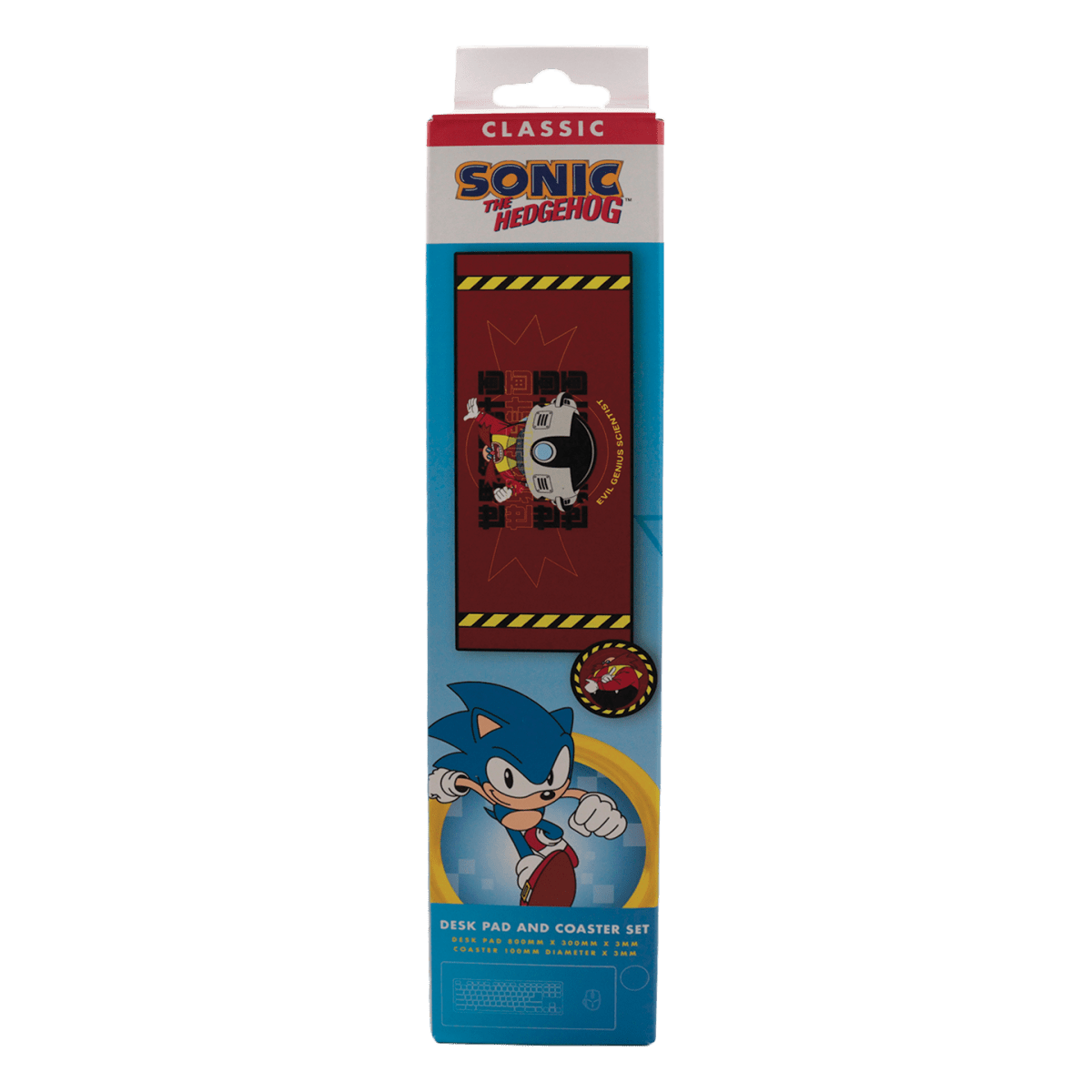 Sonic The Hedgehog – Dr. Eggman Deskpad & Coaster Set - Loaded Dice