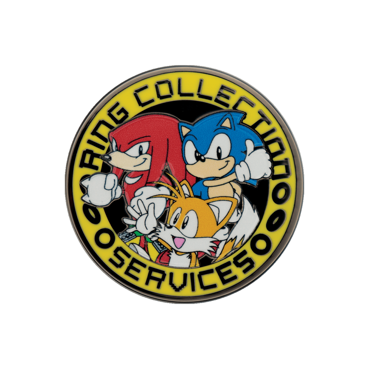 Sonic The Hedgehog – Sonic, Tails, and Knuckles Pin Badge - Loaded Dice