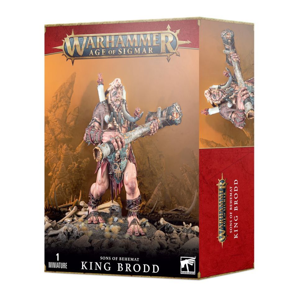 Sons of Behemat King Brodd box front, Games Workshop Warhammer Age of Sigmar Mega-Gargant