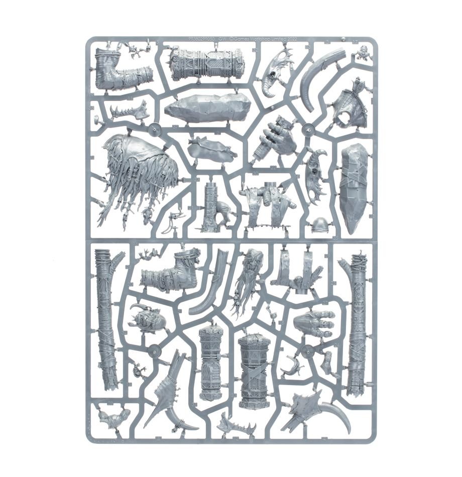 Sons of Behemat: King Brodd sprue contents - Loaded Dice