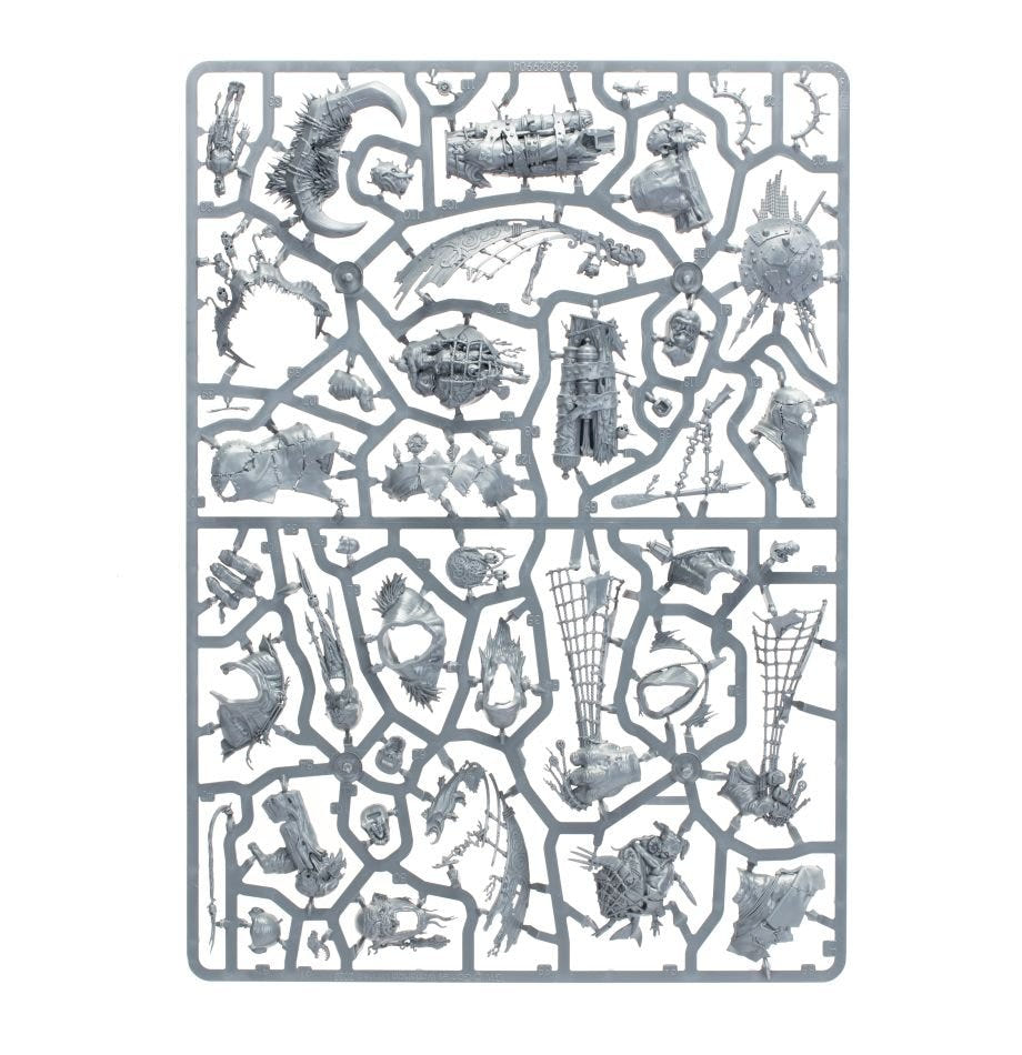 Sons of Behemat King Brodd unpainted plastic sprue, frame 3 of 5