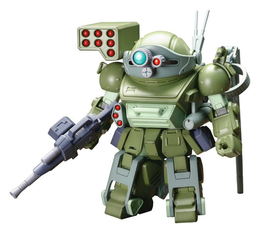 Kotobukiya D-Style Burglary Dog plastic model kit from Armored Trooper Votoms, front view on white