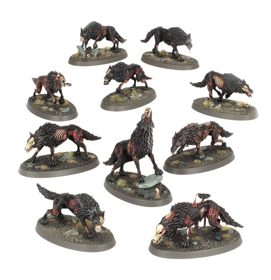 Soulblight Gravelords: Dire Wolves - Loaded Dice