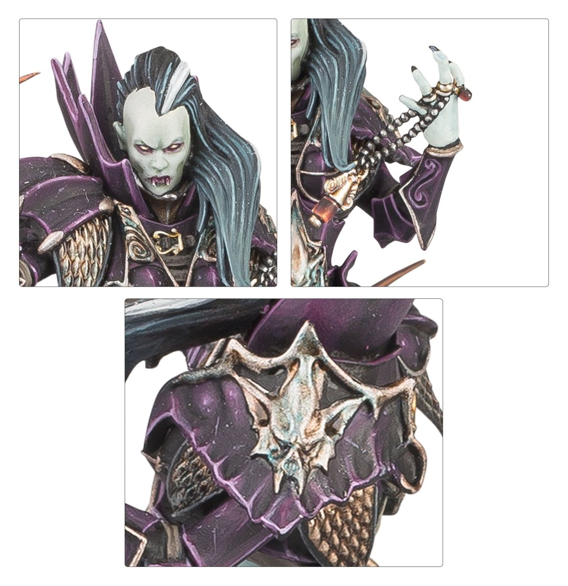 Soulblight Gravelords: Lauka Vai Mother of Nightmares model detail - Loaded Dice