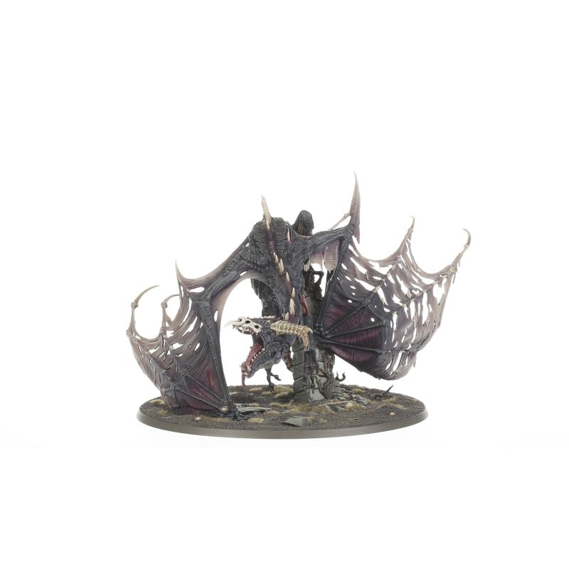 Soulblight Gravelords: Prince Vhordrai Lord/Crimson Keep painted miniature - Loaded Dice