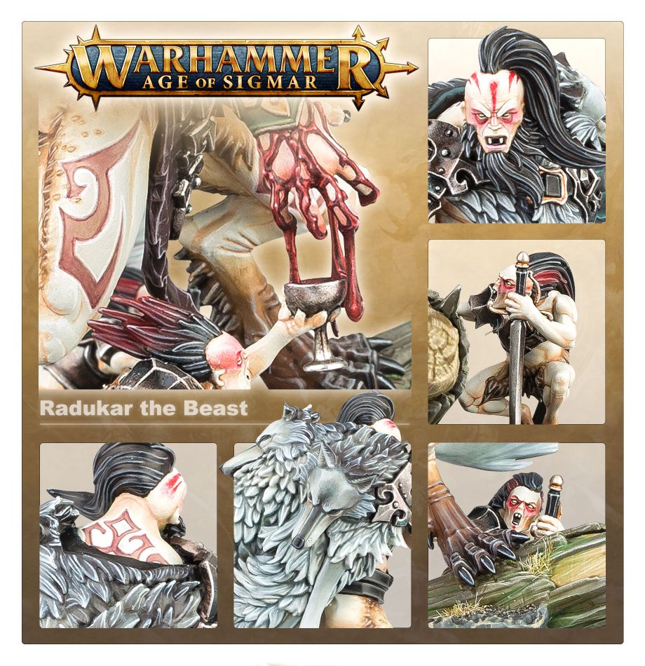 Soulblight Gravelords: Radukar the Beast model detail - Loaded Dice