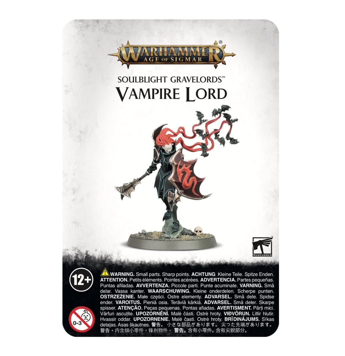 Games Workshop Soulblight Gravelords Vampire Lord blister pack front, Warhammer Age of Sigmar