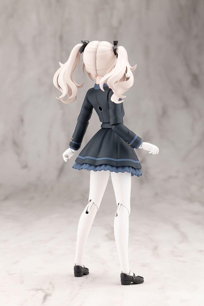 Emma Koishikawa Nocturne kit rear view showing twin tails and dark uniform