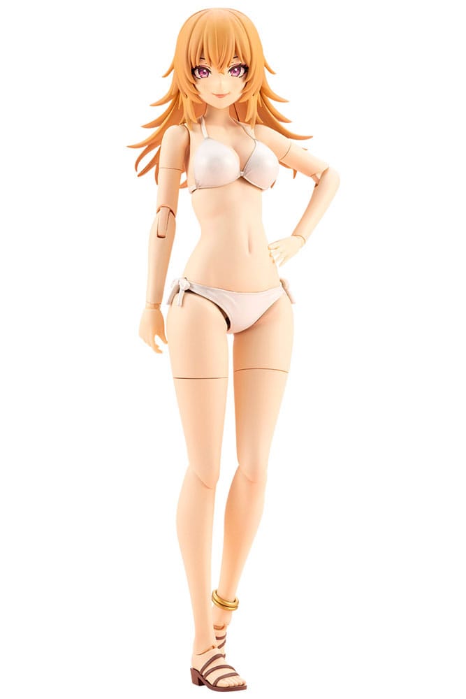 Kotobukiya Sousai Shojo Teien Seira Ichijo Swim Style kit in pearl-white bikini, front view