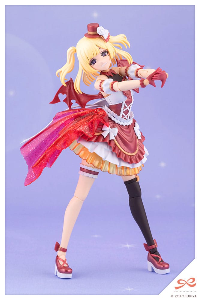Yue Kisaragi Diva Costume Strawberry Moon posing with hand gesture and flowing skirt