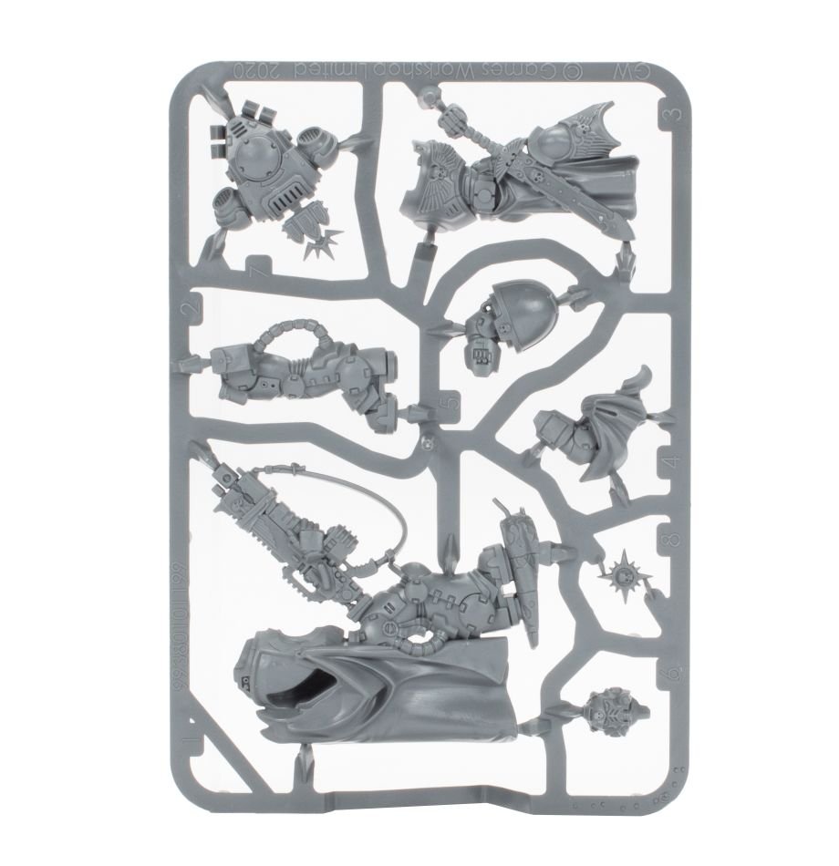 Space Marine: Captain With Master-Crafted Bolt Rifle sprue contents - Loaded Dice