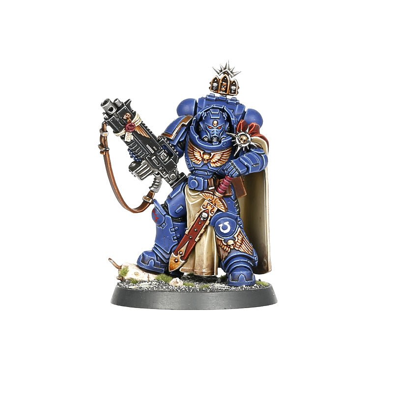 Space Marine: Captain With Master-Crafted Bolt Rifle painted miniature - Loaded Dice