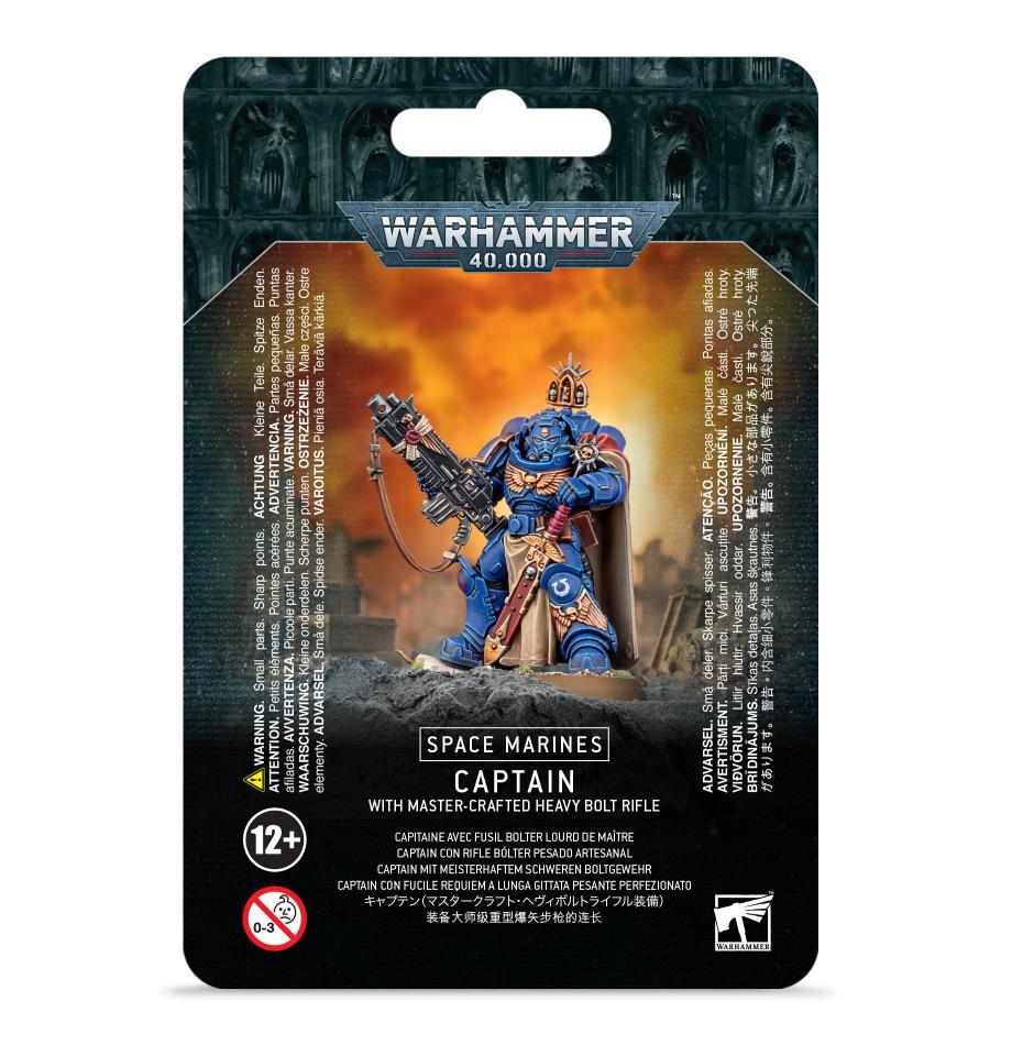 Space Marine: Captain With Master-Crafted Bolt Rifle - Loaded Dice
