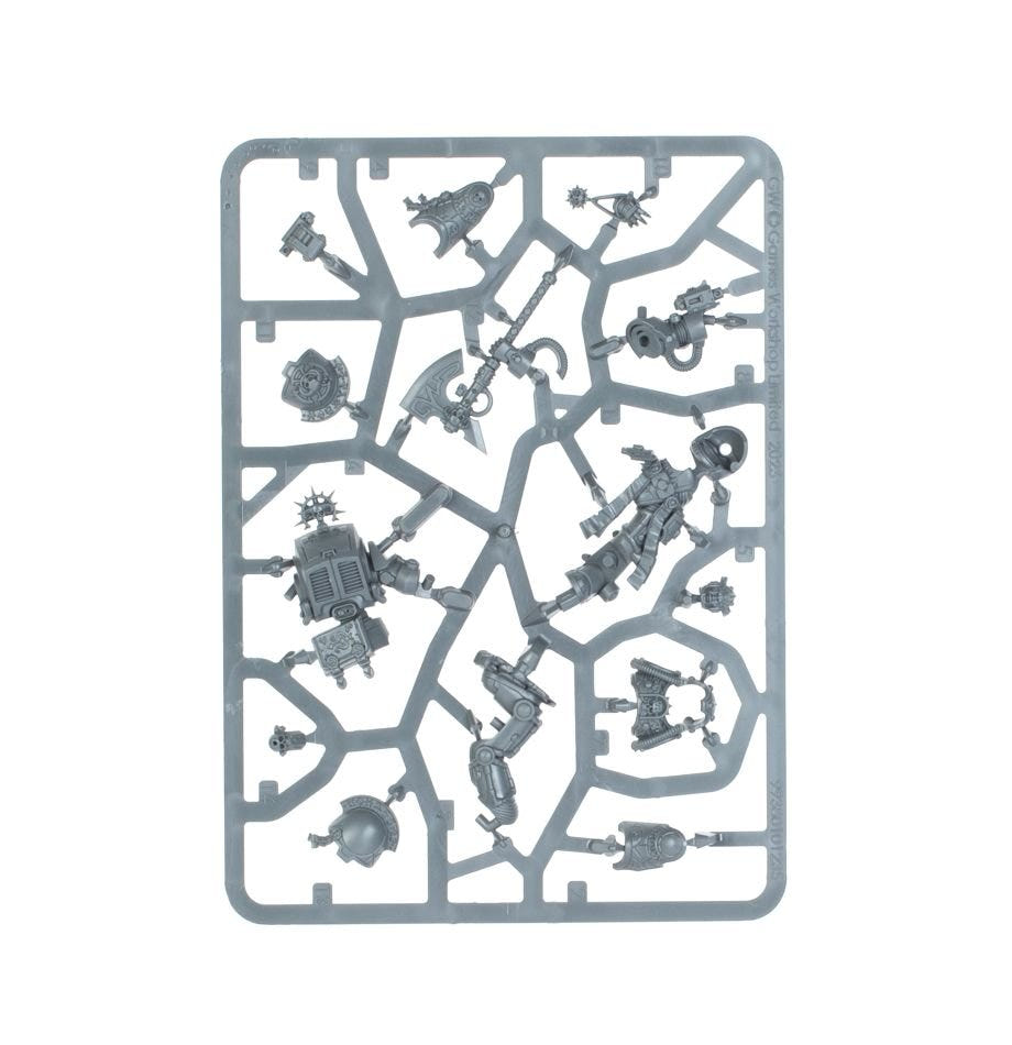 Space Marine Librarian in Terminator Armour unpainted plastic sprue, frame 1 of 1