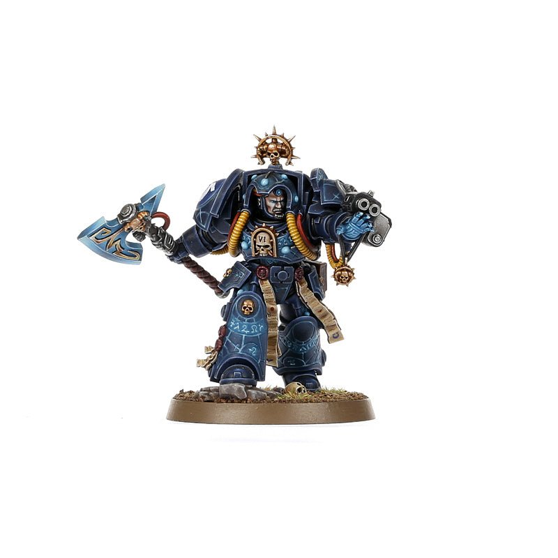 Space Marine Librarian in Terminator Armour painted miniature - Loaded Dice