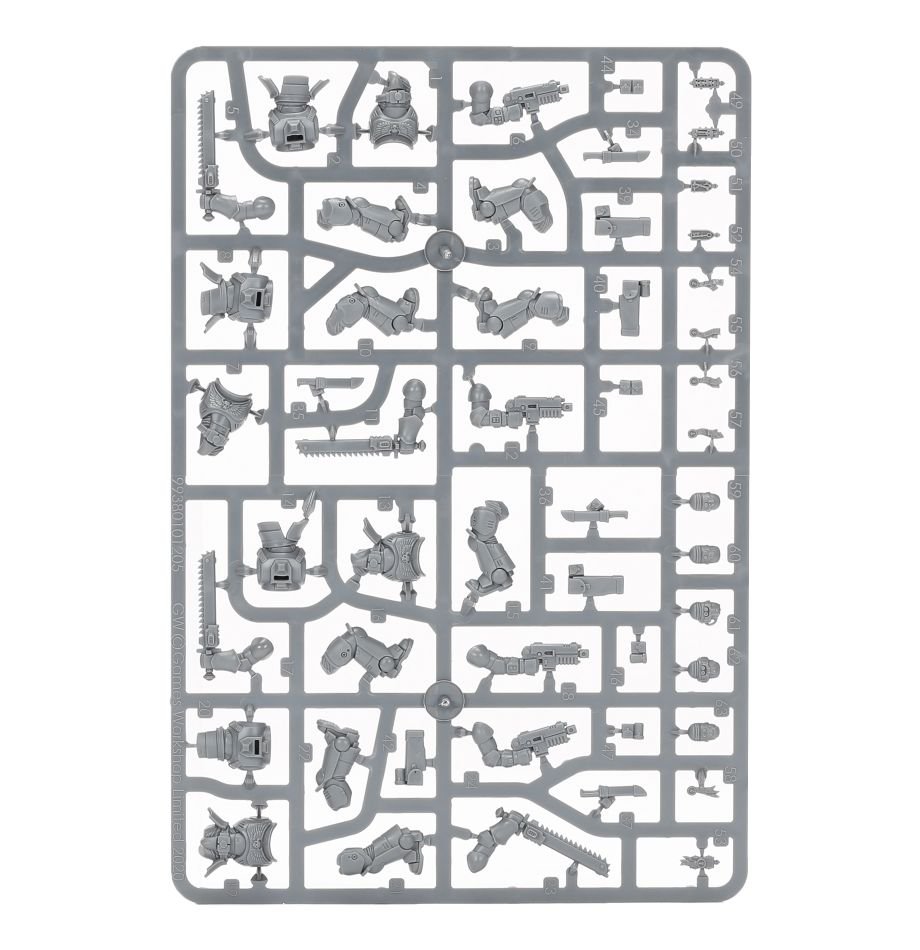Space Marines: Assault Intercessors sprue contents - Loaded Dice