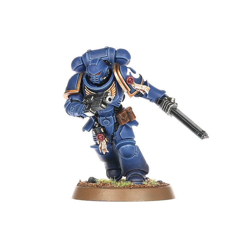 Space Marines: Assault Intercessors painted miniature - Loaded Dice